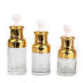 Customized clear 20ml 30ml 50ml essential oil e liquid glass dropper bottle